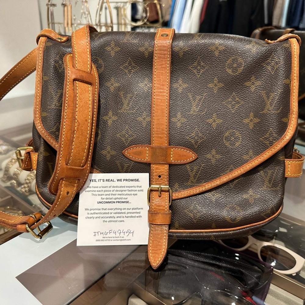 Copy 1- Part of collection listing of 3
Louis Vuitton Saumur 30 Monogram Canvas